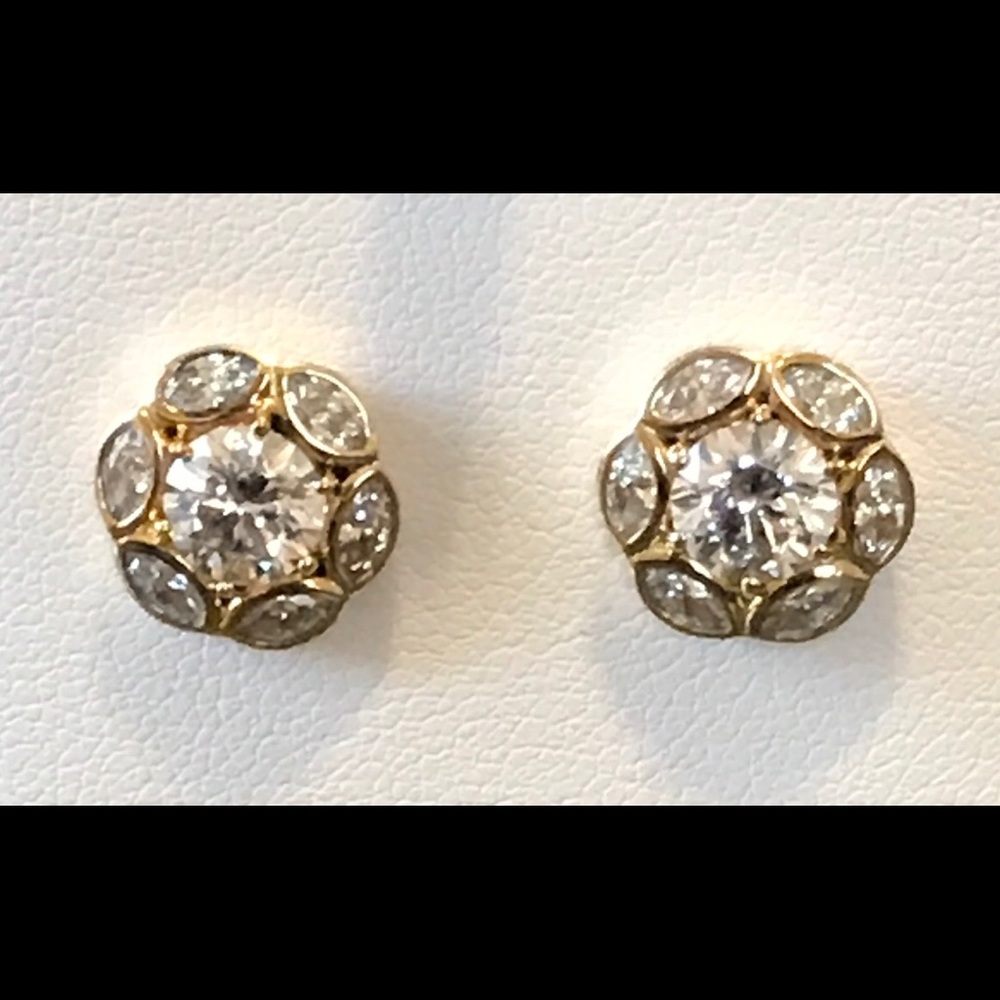 Emotions Swarovski Zirconia Stud Earrings